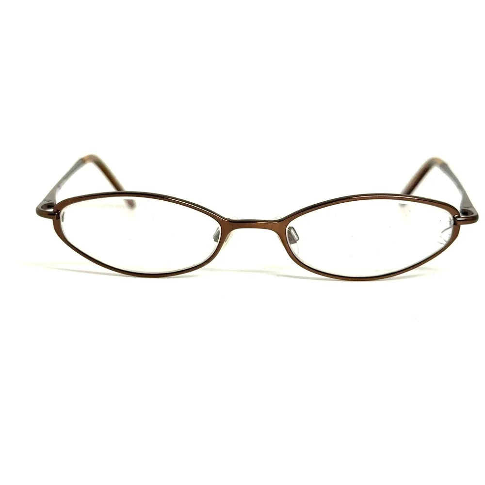 Covergirl CG0322 Brown Oval Eyeglass Frames 47-17-130 Col 084 Metallic Brown